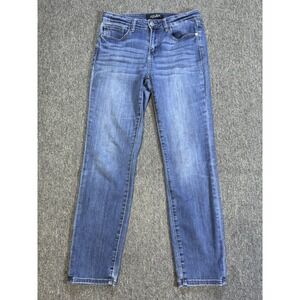 Judy Blue Straight Fit Blue Denim Jeans Women's Size 28 Stretch Casual